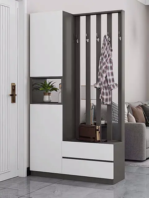 Elegant Shoe & Hook Cabinet