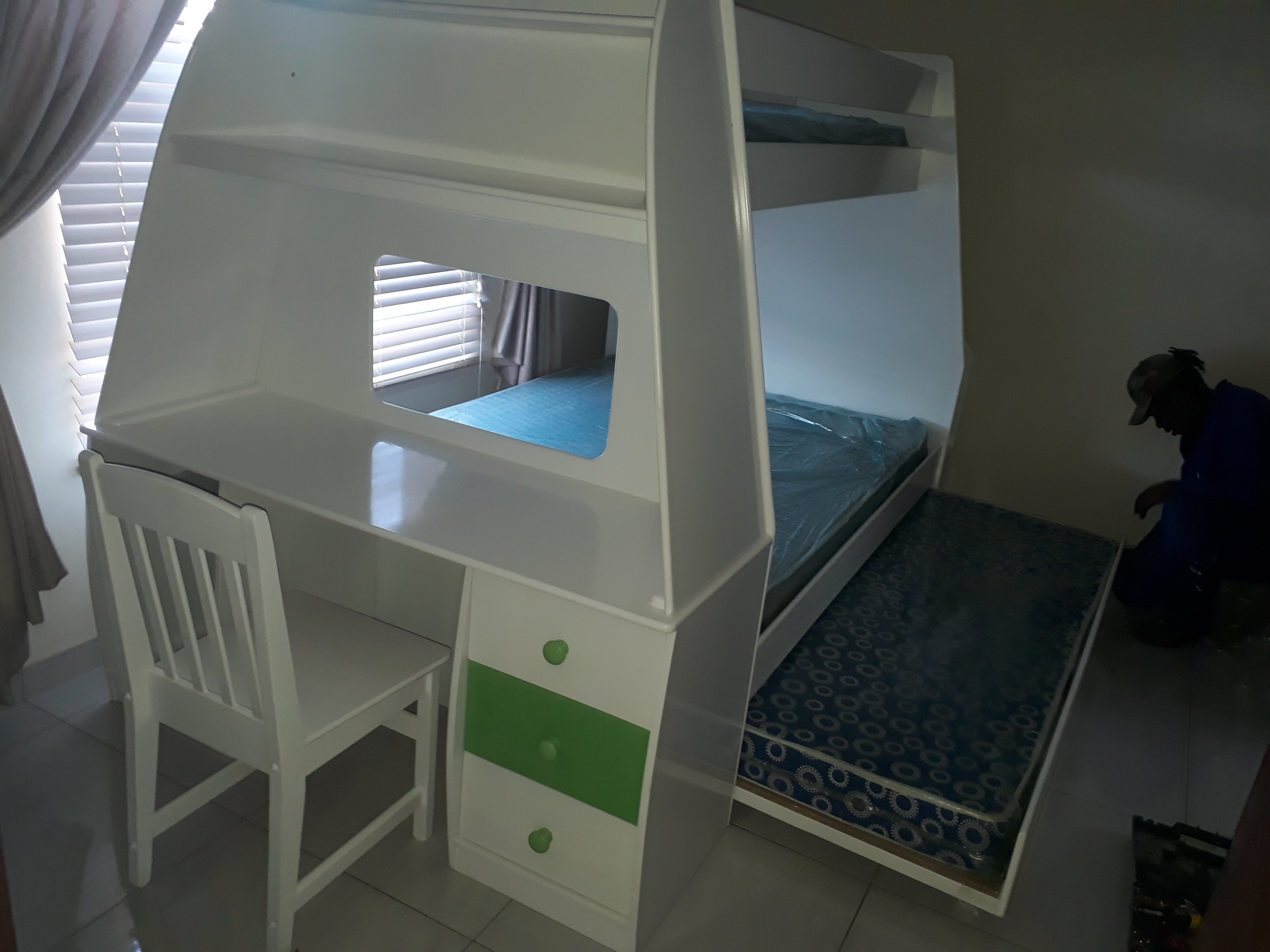 Bunk Bed With Study - Classic Designs