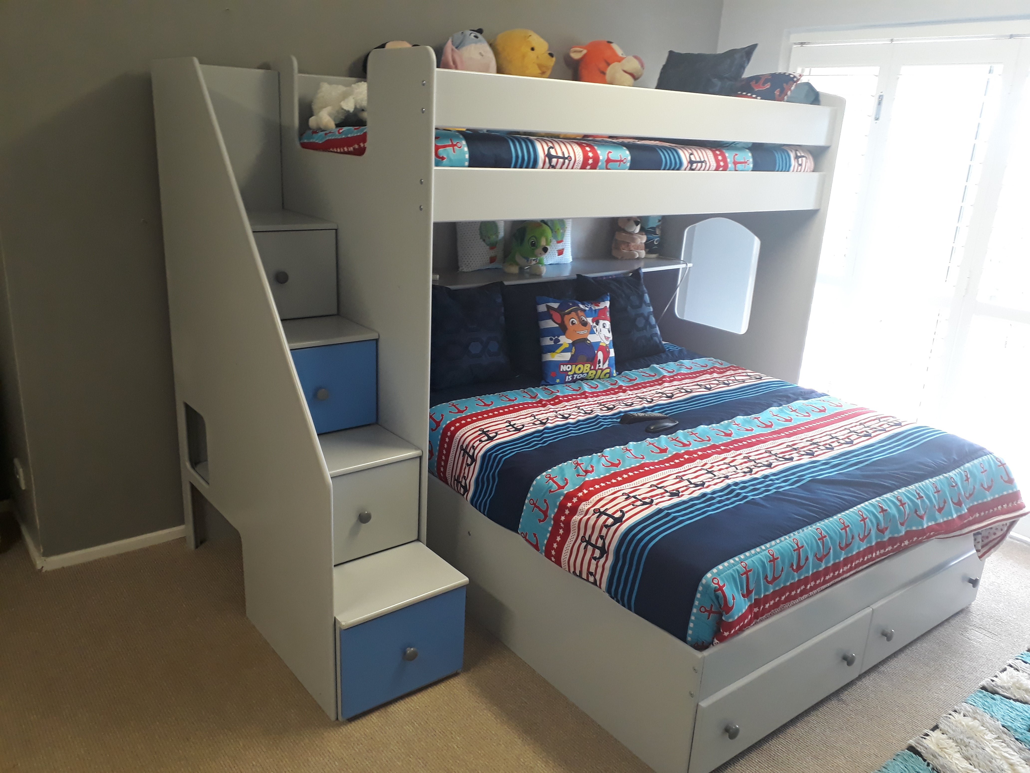 L shaped combination bunk - Classic Designs