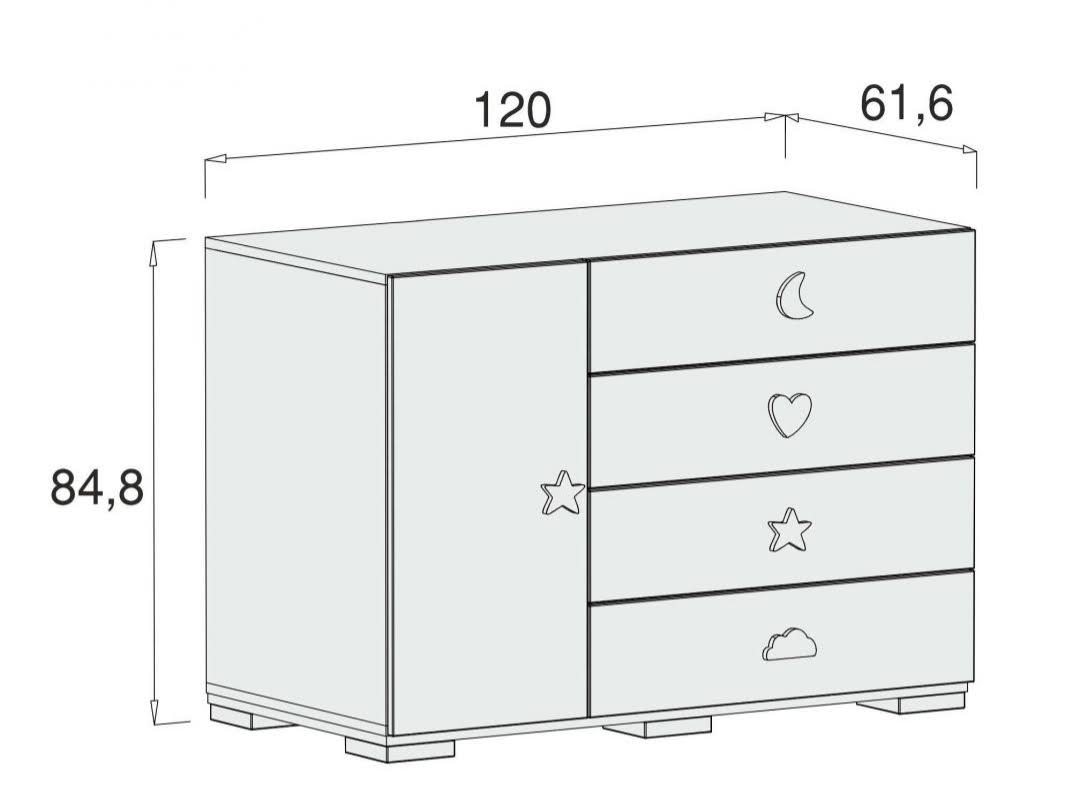 Bubbles Chest of drawers - Classic Designs