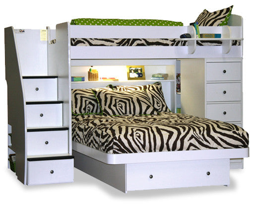 L shaped combination bunk - Classic Designs