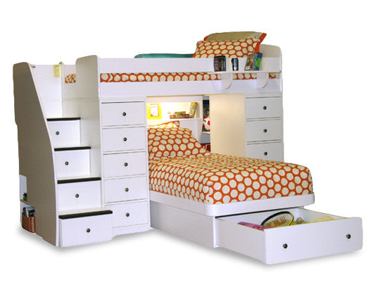 L shaped combination bunk - Classic Designs