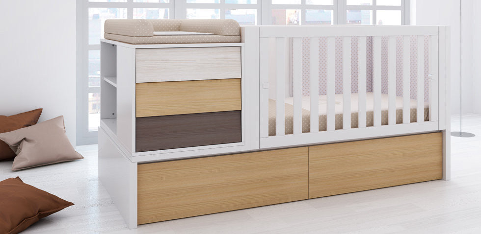 5in1 Convertible Cot (Premium ) - Classic Designs