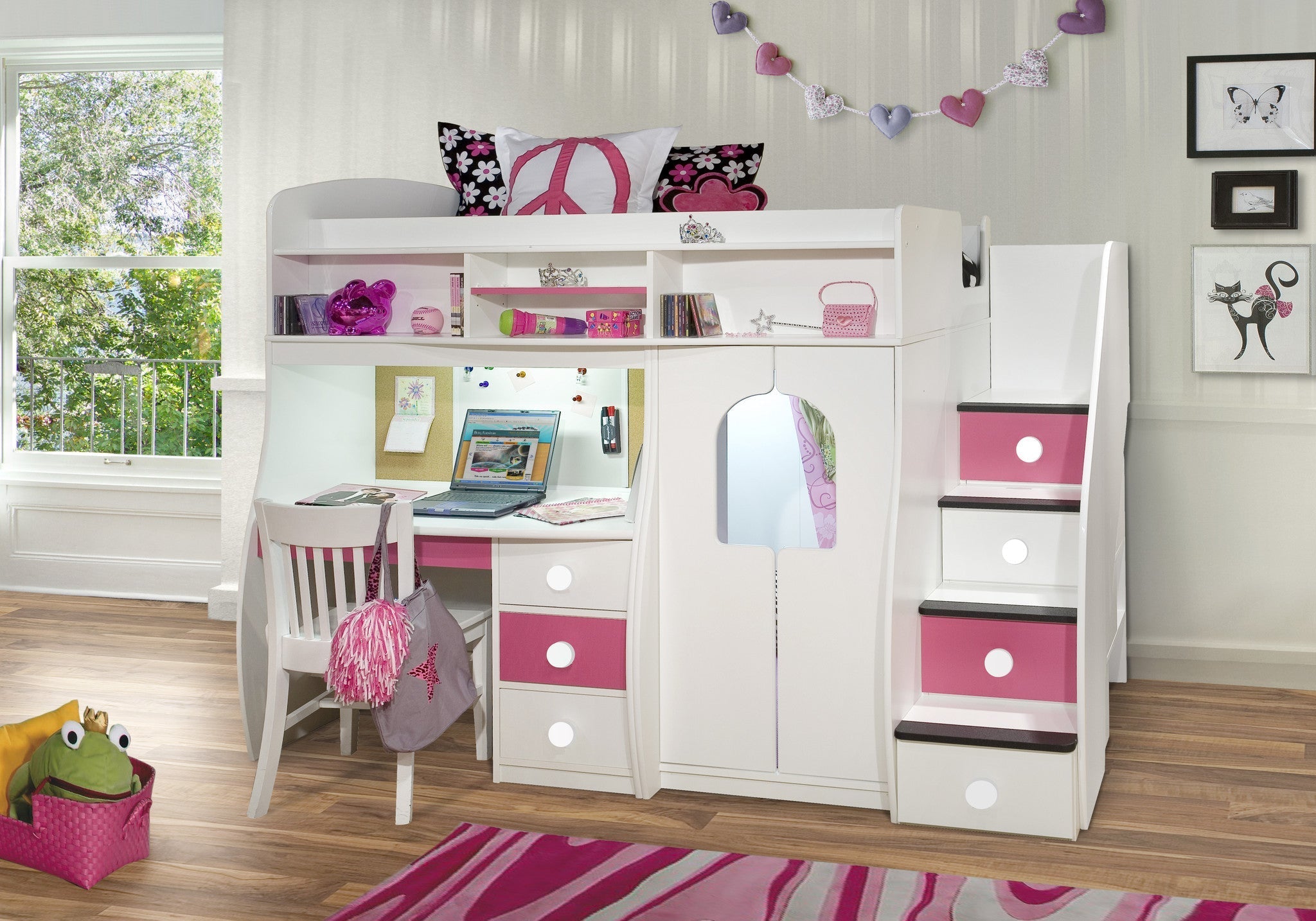 Play and Study Bunk Bed - Classic Designs