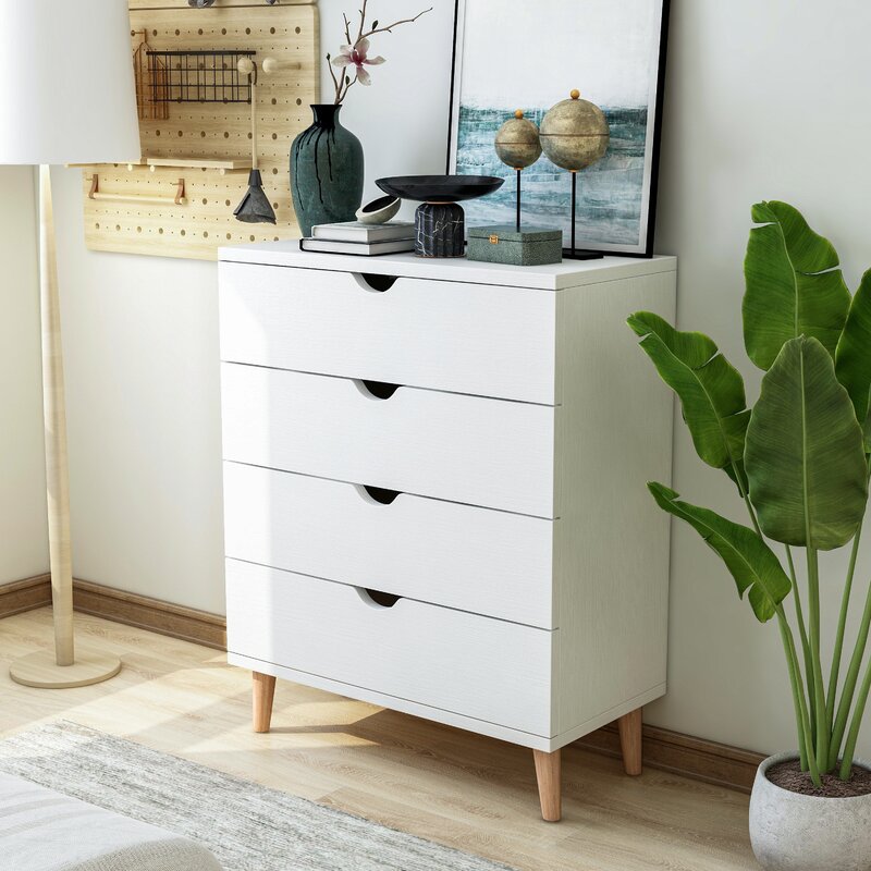 Century 4 Drawer Chest - Classic Designs