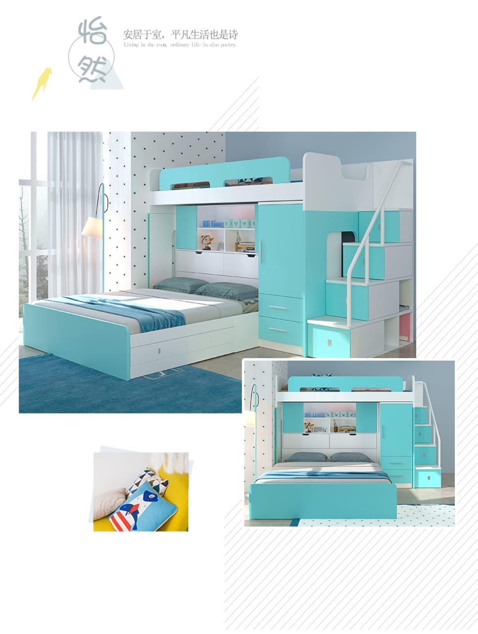 Smart Master Bunk Bed - Classic Designs