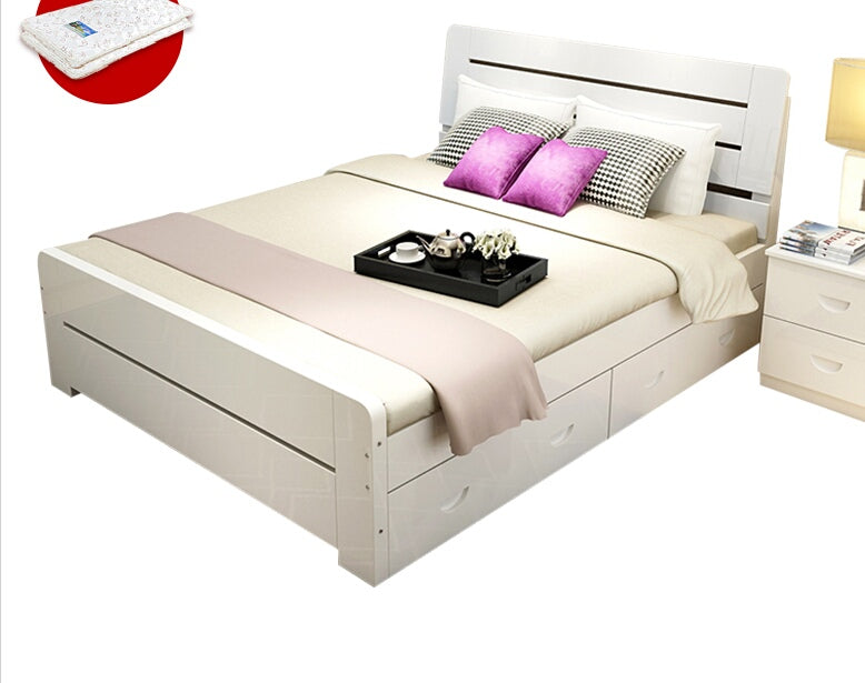 Uptown Solid Pine Wood Bed - Classic Designs