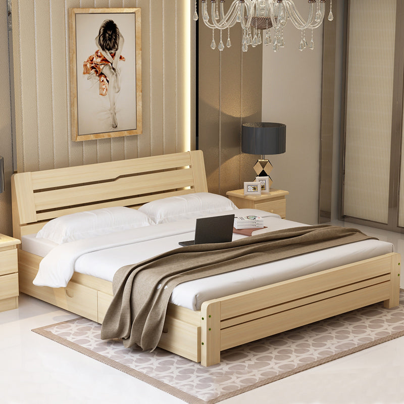 Uptown Solid Pine Wood Bed - Classic Designs