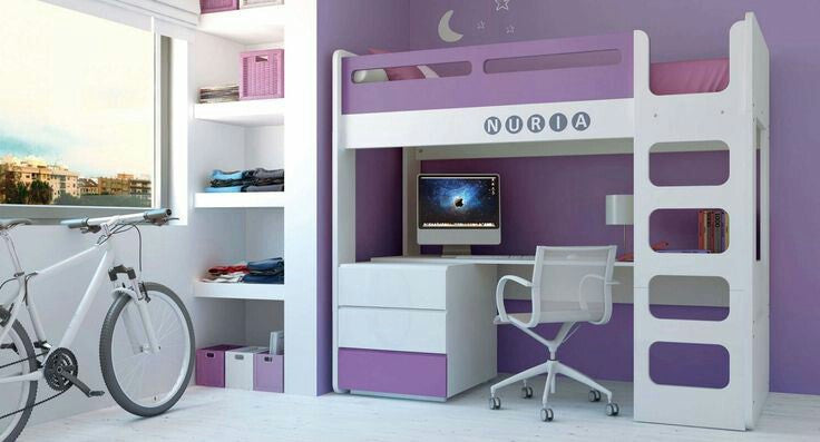 Mini Study Loft bunk - Classic Designs