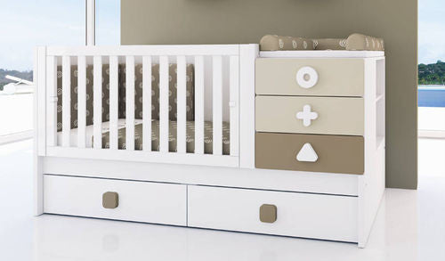 [5in1 Convertible Cot] - Classic Designs 