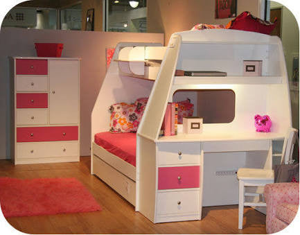 Bunk Bed With Study - Classic Designs