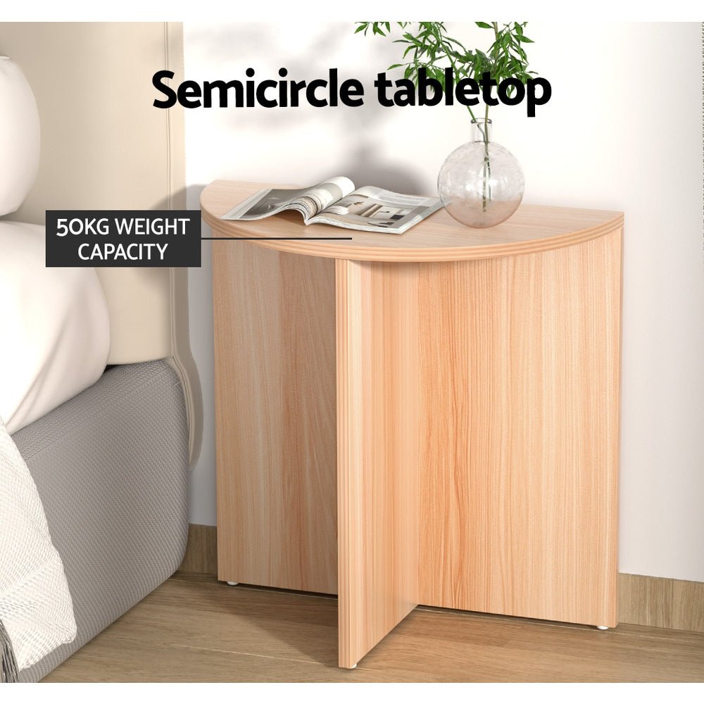 Semi-Circle Side Table