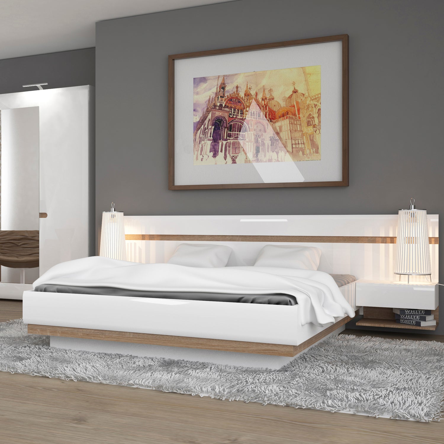 Linear Trendy Bed