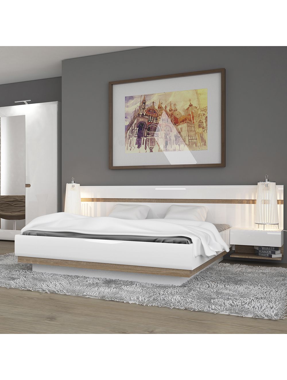 Linear Trendy Bed