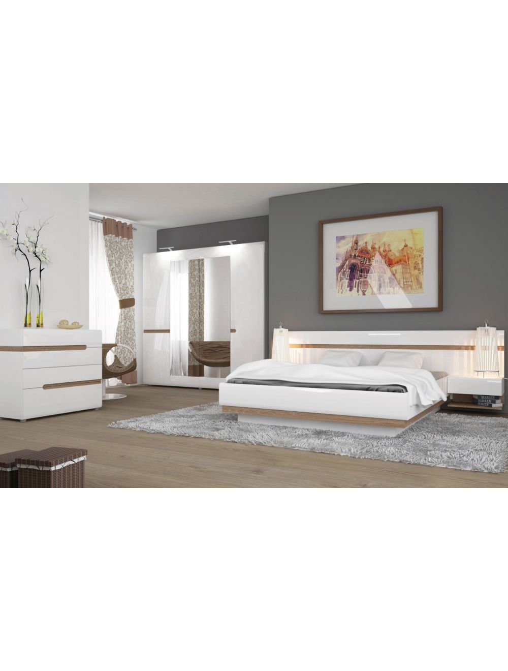 Linear Trendy Bed